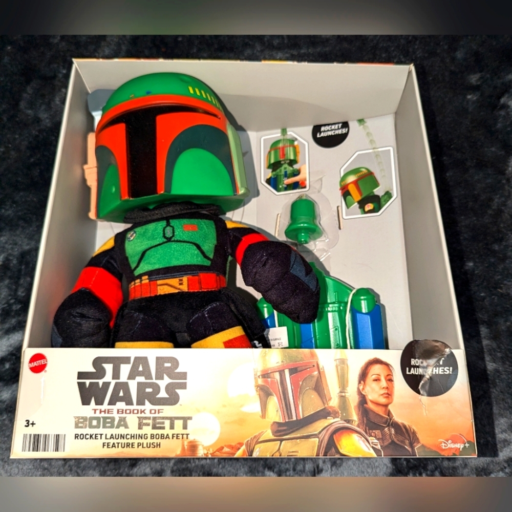 NIB Star wars rocket launching plush